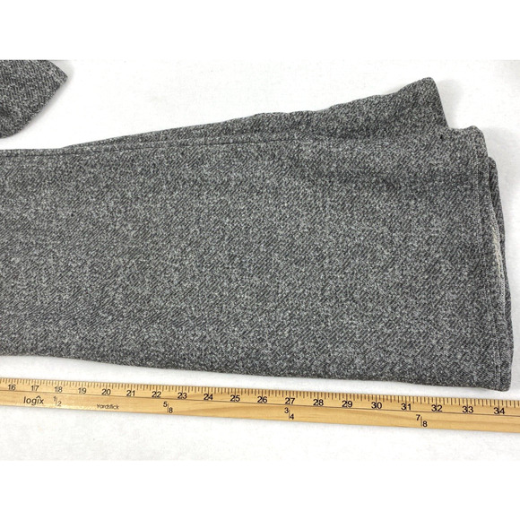 Justfab Dress Womens Large Gray Lace‎ Up Long Sleeve Pockets Aline Jersey Knit - Picture 9 of 10